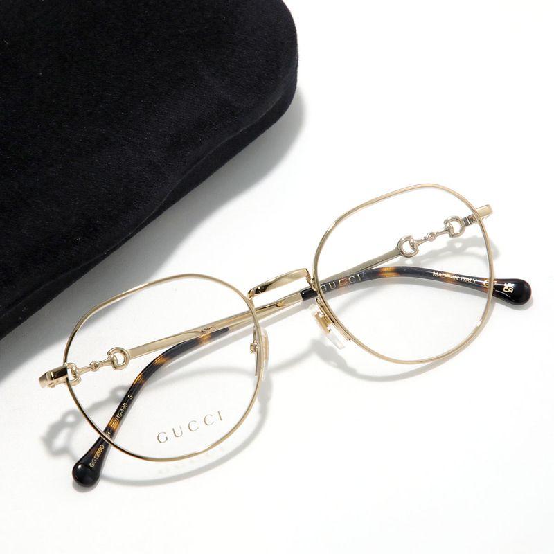 GUCCI（グッチ） メガネ GG1336O レディース ボストン型 メタル