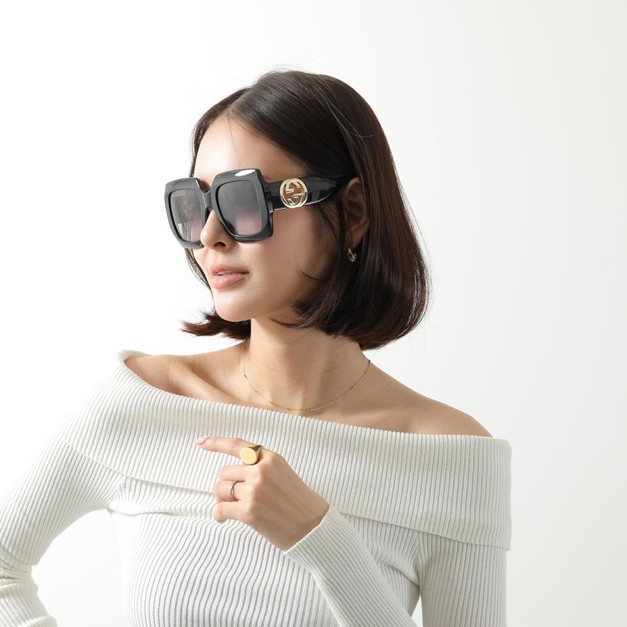 GUCCI（グッチ） サングラス GG1022S レディース スクエア型 セル