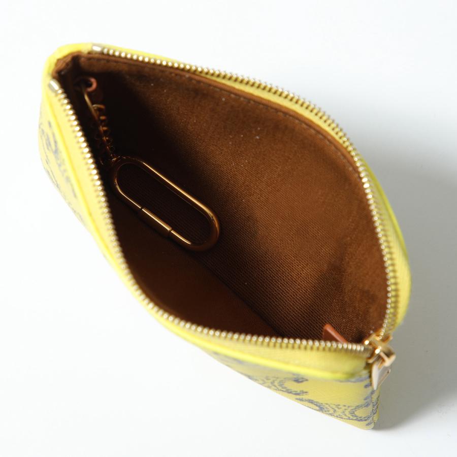 CELINE セリーヌ コインケース 10C662GWH.07AI 10C662GWH.11YN レディース メンズ トリオンフキャンバス キーリング付き ミニ財布 カードケース カラー2色の画像