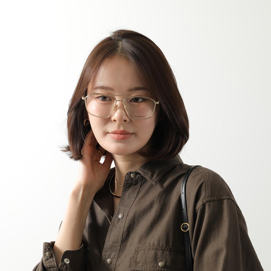 BALENCIAGA（バレンシアガ） メガネ BB0199O レディース ポリゴン型