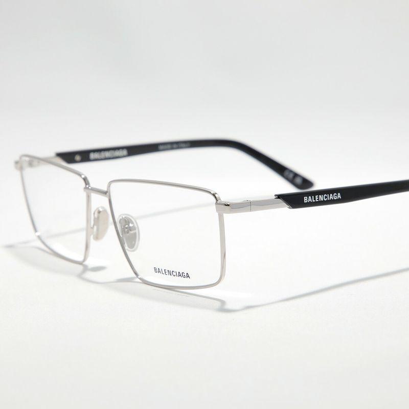 BALENCIAGA（バレンシアガ） メガネ BB0247O メンズ スクエア型 メタル