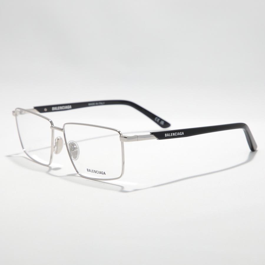 BALENCIAGA（バレンシアガ） メガネ BB0247O メンズ スクエア型 メタル