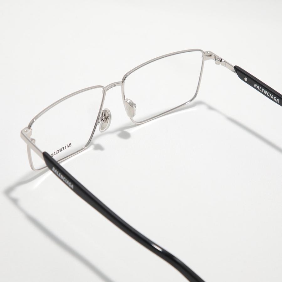 BALENCIAGA（バレンシアガ） メガネ BB0247O メンズ スクエア型 メタル