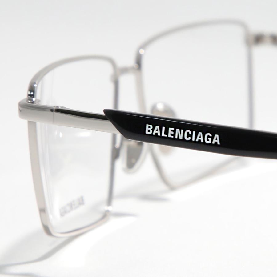 BALENCIAGA（バレンシアガ） メガネ BB0247O メンズ スクエア型 メタル