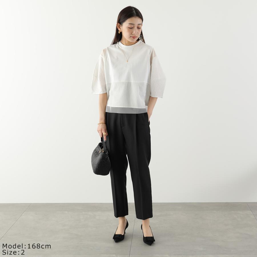 【美品】  TELMA / テルマ | ストライプ シアー カットソー | 36 | マルチカラー | レディース TELMA/テルマ】PrintedTailoredShirt/プリントテーラードシャツ/シアー