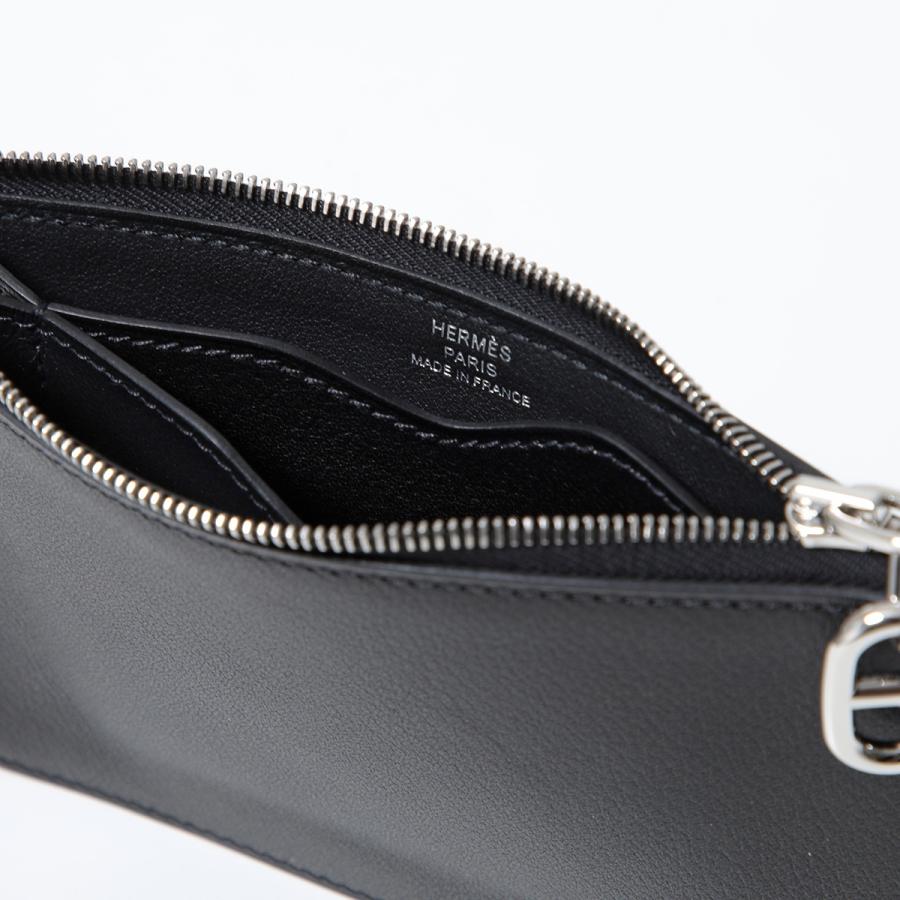 HERMES ケース ジップアンゴー エバーカラー K刻印 黒 HERMES（エルメス） コインケース ジップアンゴー Zipengo