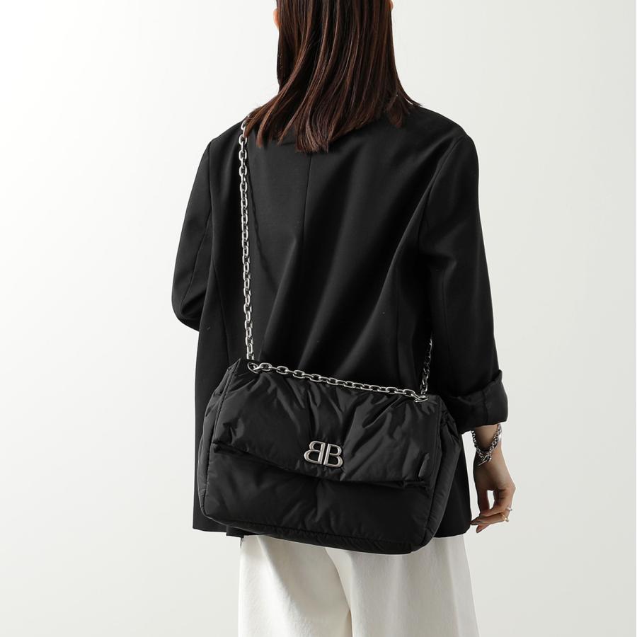 BALENCIAGA　モナコ　BBブラックショルダーバッグ BALENCIAGA（バレンシアガ） ショルダーバッグ MONACO M モナコ 765945