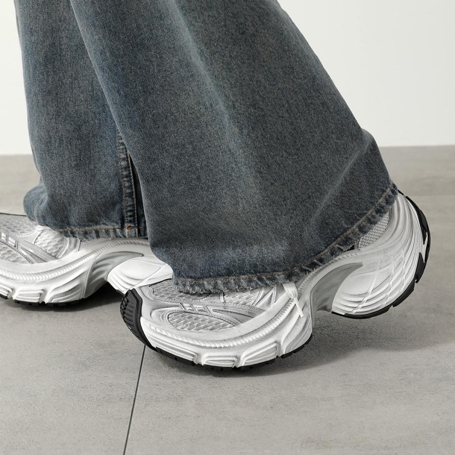 BALENCIAGA バレンシアガ スニーカー 10XL 792778 W2MV2 レディース ローカット ダメージ加工 厚底 6cm シューズ 靴 9110/WHITE-BLACK-GREYの画像