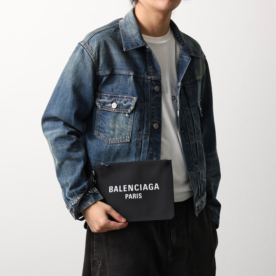 BALENCIAGA バレンシアガ トートバッグ 24/7 TOTE L 791793 2AA46 メンズ フィッシュネットレイヤー コットンキャンバス ポーチ付き 鞄 1069の画像