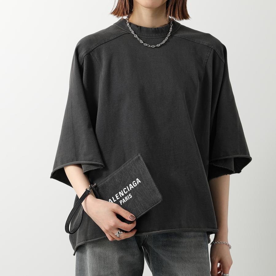 BALENCIAGA バレンシアガ トートバッグ 24/7 TOTE M 791809 2AA47 メンズ フィッシュネットレイヤー ポーチ付き 鞄 1069/WASHED-BLK-BLKの画像