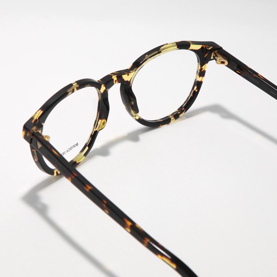 ボッテガヴェネタ 眼鏡 メガネ 度あり べっ甲柄 52□20-145 茶 BOTTEGA VENETA（ボッテガ・ヴェネタ） メガネ BV1314O メンズ