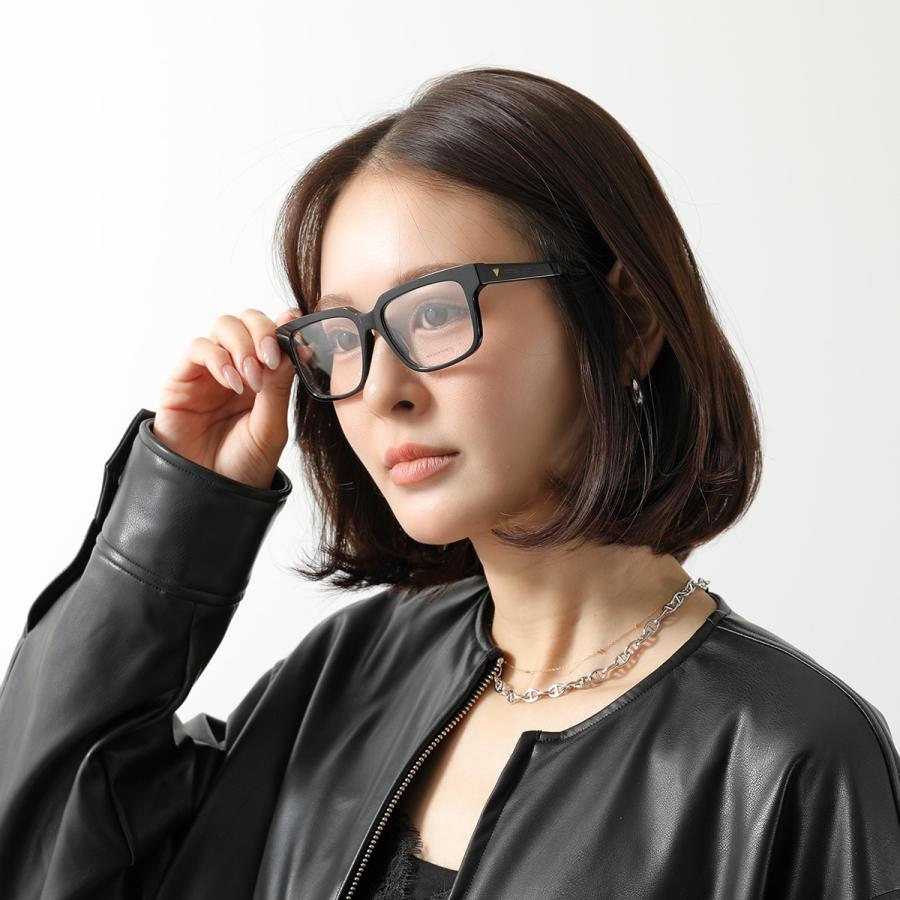ボッテガヴェネタ　アイウェア　黒　セルフレーム BOTTEGA VENETA（ボッテガ・ヴェネタ） メガネ BV1256O メンズ