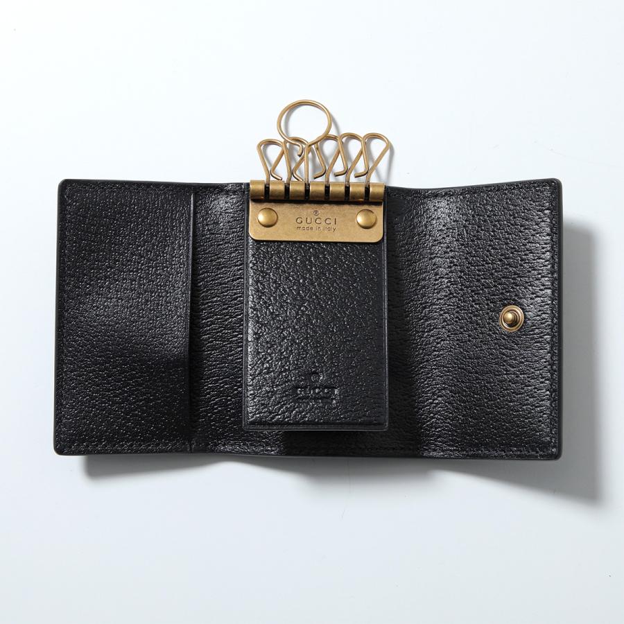 グッチ ラウンドファスナーケース ナイトクーリエ レザーメンズ GUCCI グッチナイトクーリエ GGスプリーム ラウンドファスナー長財布 黒 ユニ