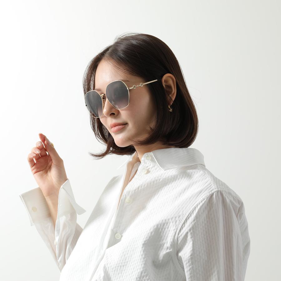 GUCCI（グッチ） サングラス GG1335S レディース ポリゴン型 メタル
