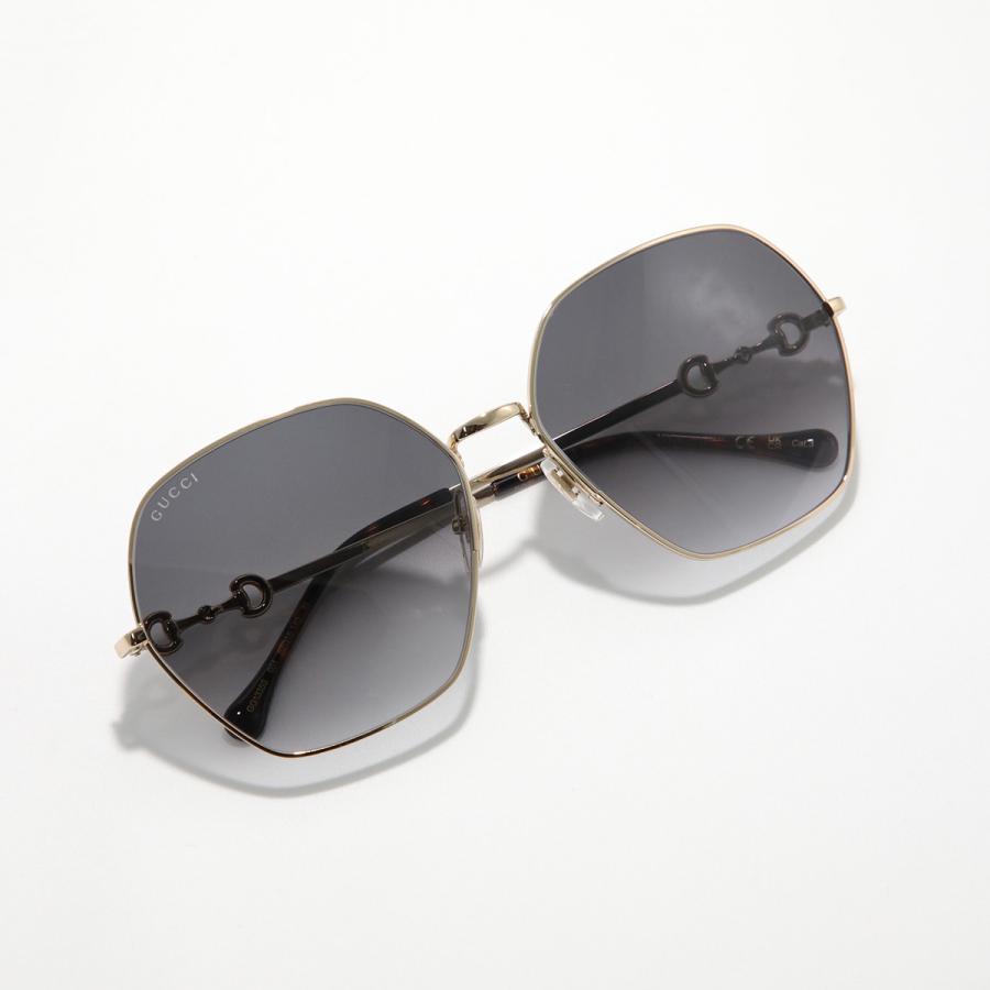 GUCCI（グッチ） サングラス GG1335S レディース ポリゴン型 メタル 
