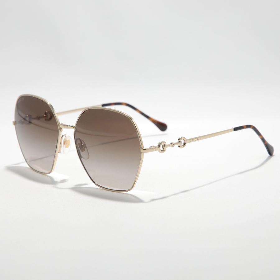 GUCCI（グッチ） サングラス GG1335S レディース ポリゴン型 メタル