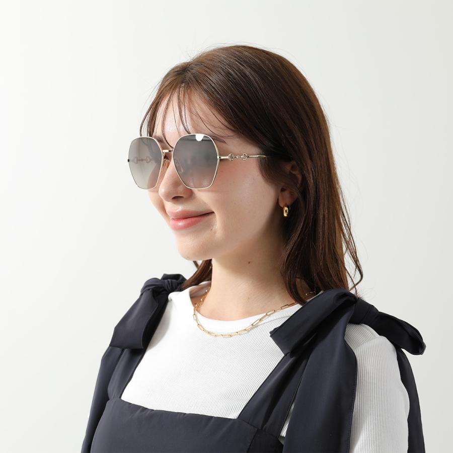 GUCCI（グッチ） サングラス GG1335S レディース ポリゴン型 メタル