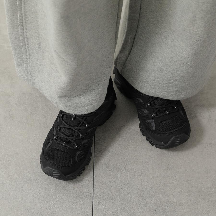 MERRELL メレル スニーカー MOAB 3 SYN GTX モアブ3シンセティック J500426 レディース ローカット ゴアテックス 厚底 3.5cm シューズ 靴 BLACK/BLACK_3