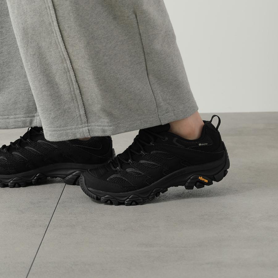 MERRELL メレル スニーカー MOAB 3 SYN GTX モアブ3シンセティック J500426 レディース ローカット ゴアテックス 厚底 3.5cm シューズ 靴 BLACK/BLACK_5