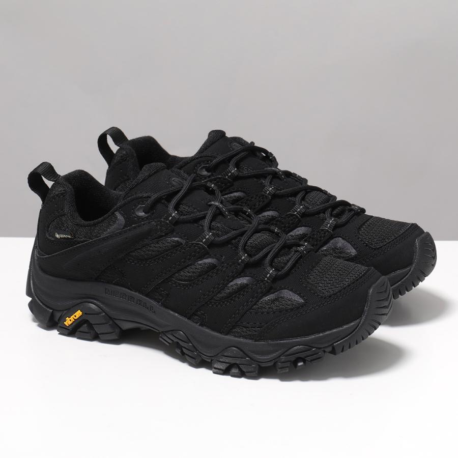 MERRELL メレル スニーカー MOAB 3 SYN GTX モアブ3シンセティック J500426 レディース ローカット ゴアテックス 厚底 3.5cm シューズ 靴 BLACK/BLACK_7