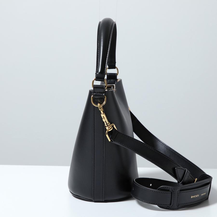 スモールバケット　ショルダーバッグ Zanchetti（ザンケッティ） ショルダーバッグ AMLETO BUCKET SMALL