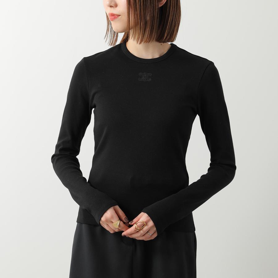 CELINE トリオンフ ストーン 装飾 ノースリーブ トップス セリーヌ S CELINE（セリーヌ） ニットベスト Triomphe トリオンフ RY0LU0V65.19BD