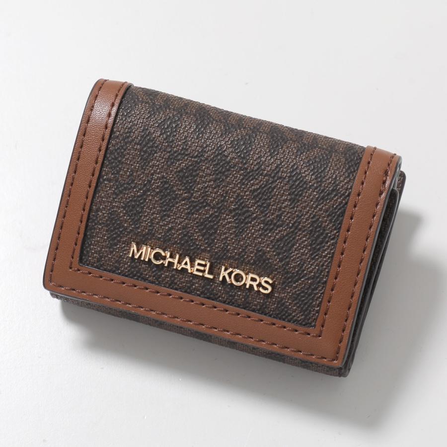 【マイケル・コース】ジェットセットトラベル 三つ折り財布(ブラック) MICHAEL KORS（マイケルコース） 三つ折り財布 JET SET TRAVEL