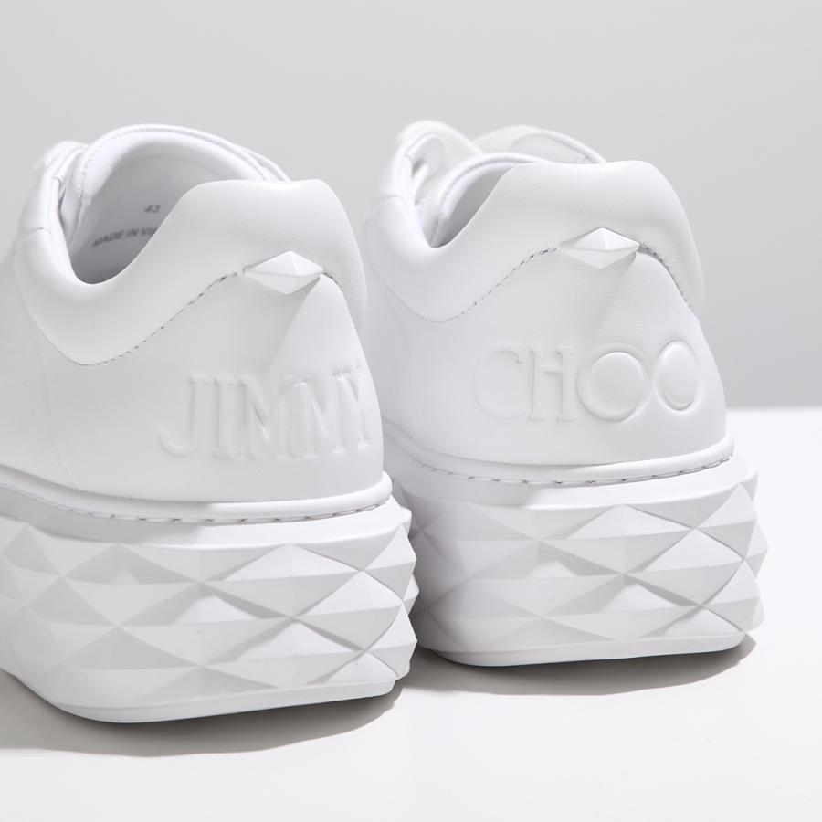 JIMMY CHOO ホワイト スニーカー JIMMY CHOO（ジミーチュウ） スニーカー DIAMOND MAXI/M II OUO