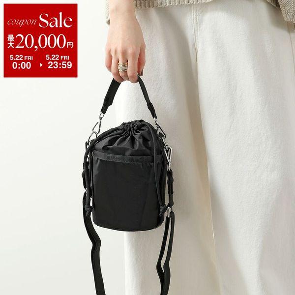 LeSportsac レスポートサック ショルダーバッグ Sm Drawstring Bucket 3040 レディース クロスボディ ハンドバッグ 巾着 鞄 LD40/BLACK-SHINEの画像