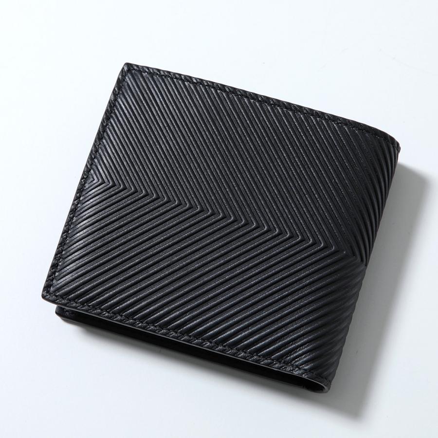LOEWE 二つ折り財布 LOEWE 二つ折り財布 メンズ コンパクトウォレット ブラック 本革