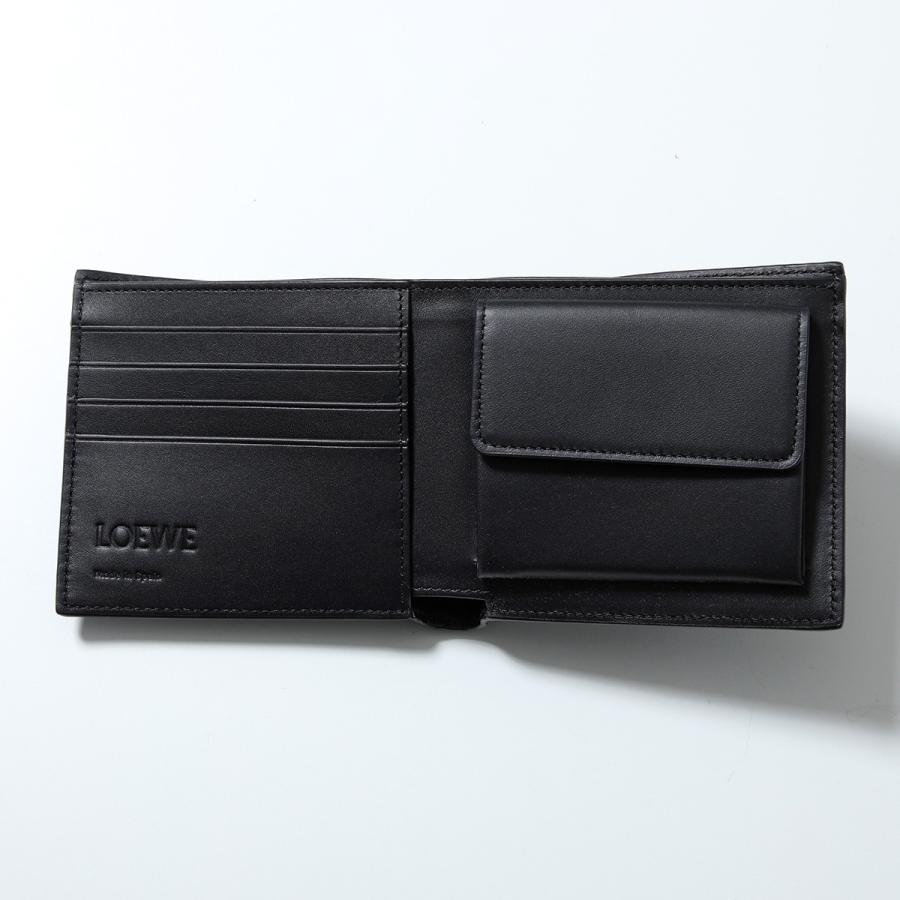 251 極上美品 LOEWE ロエベ 2つ折り財布 LOEWE（ロエベ） 財布 二つ折り C510302X16 ブラック パズル バイ