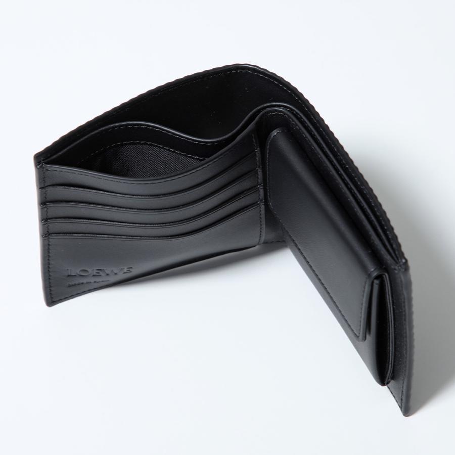 251 極上美品 LOEWE ロエベ 2つ折り財布 LOEWE（ロエベ） 二つ折り財布 CLE0P30X01 メンズ レザー ミニ財布
