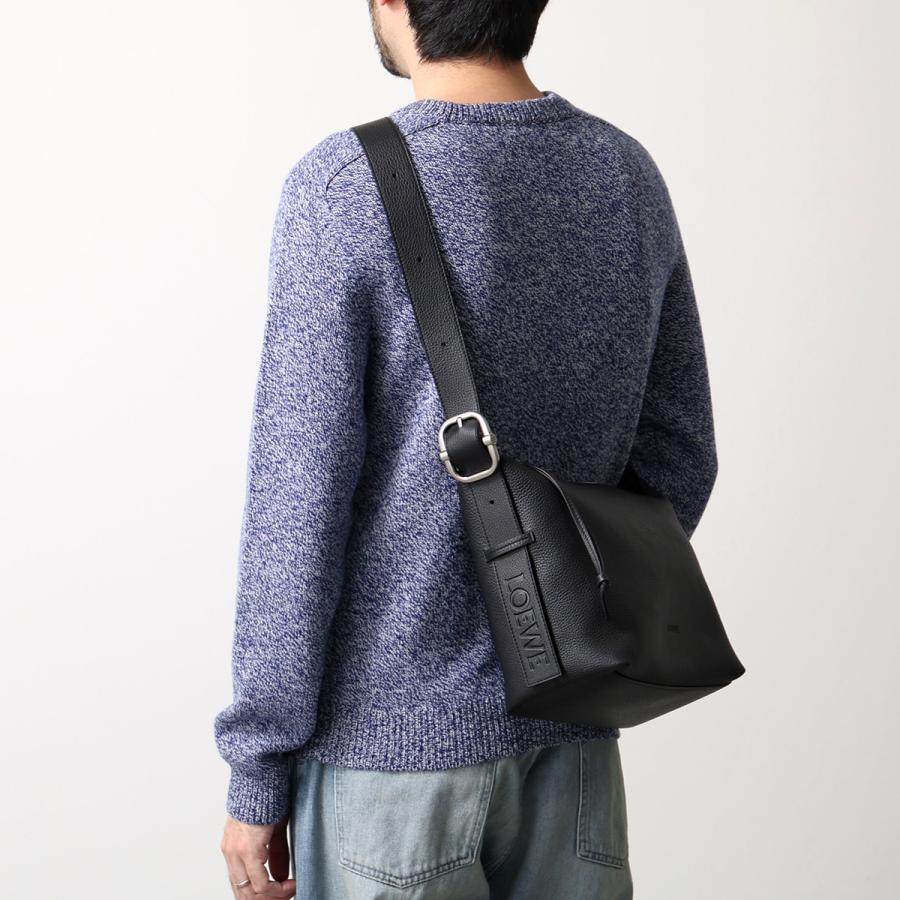 LOEWE ロエベ ショルダーバッグ ループ ホーボー ループ ホーボー（サプルグレインカーフ） ブラック - ロエベ 日本