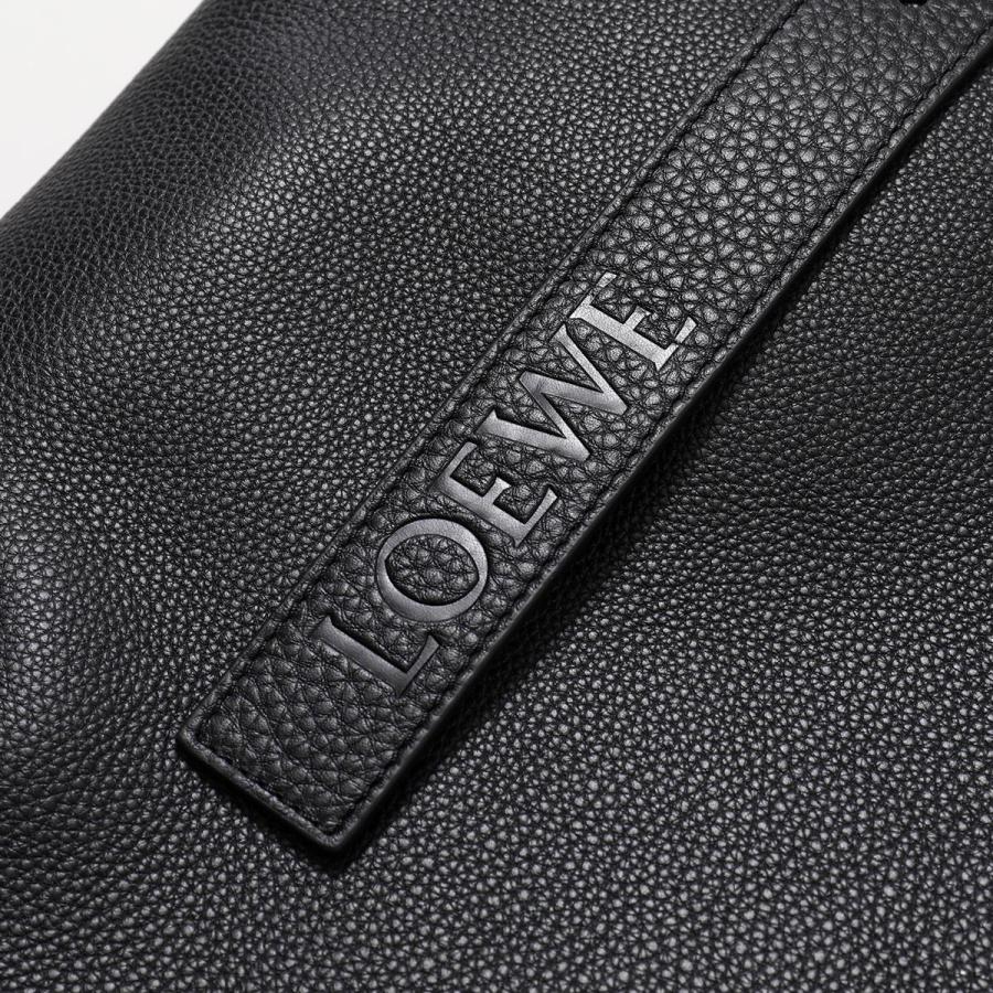 LOEWE ブラックレザートートバッグ LOEWE（ロエベ） トートバッグ LOOP ZIPPED TOTE ループ ジップ トート