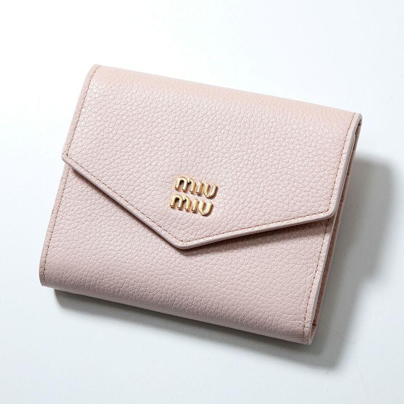 miu miu（ミュウミュウ） 二つ折り財布 5MH040 ADT7 レディース レザー