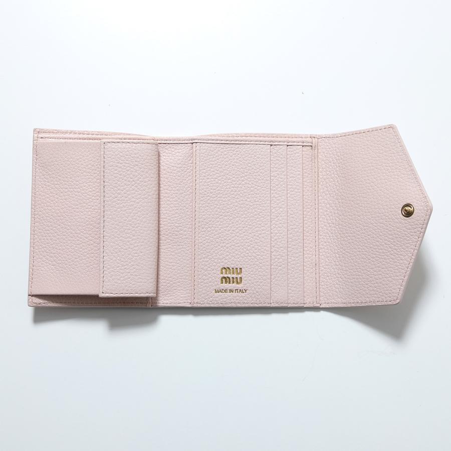miu miu（ミュウミュウ） 二つ折り財布 5MH040 ADT7 レディース レザー