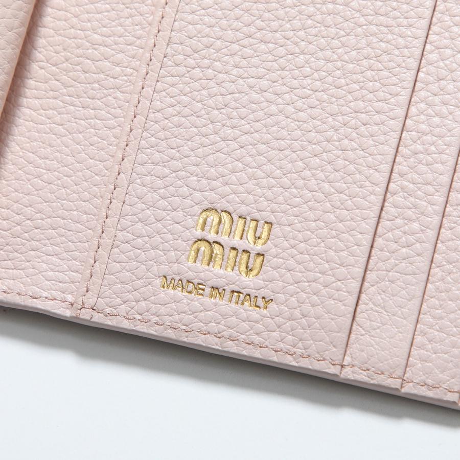 ミュウミュウ お財布 miu miu（ミュウミュウ） 二つ折り財布 5MH040 ADT7 レディース レザー