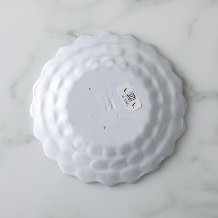Astier de Villatte アスティエ・ド・ヴィラット スモールソーサー 14cm Cube キューブ SSCCBE1 陶器 食器 小皿 プレート 【返品交換不可】の画像
