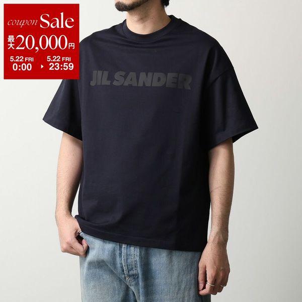 JIL SANDER ジルサンダー Tシャツ J22GC0221 J20349 メンズ 半袖 カットソー ロゴT クルーネック オーバーサイズ 402/MIDNIGHT J22GC0221J20349402の画像