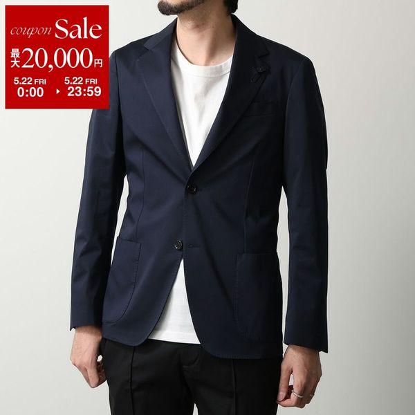 LARDINI ラルディーニ ジャケット CN6202Q CN64402 メンズ テーラードジャケット コットンサテン シングル ブートニエール 860の画像