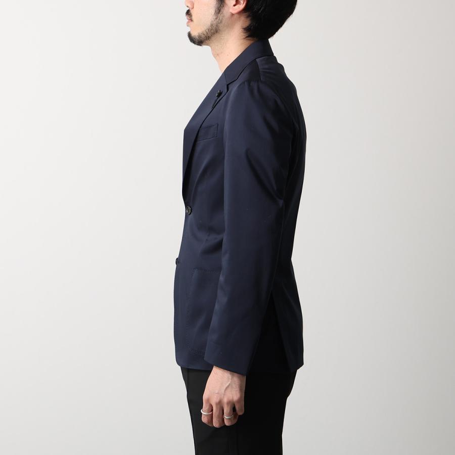 LARDINI ラルディーニ ジャケット CN6202Q CN64402 メンズ テーラードジャケット コットンサテン シングル ブートニエール 860の画像