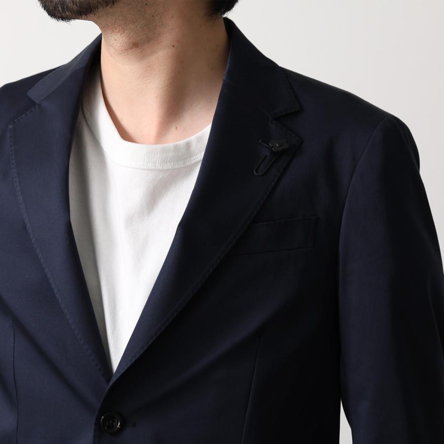 LARDINI ラルディーニ ジャケット CN6202Q CN64402 メンズ テーラードジャケット コットンサテン シングル ブートニエール 860の画像