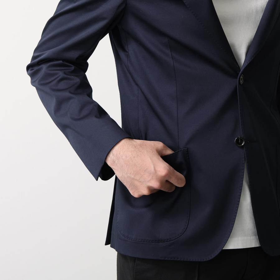 LARDINI ラルディーニ ジャケット CN6202Q CN64402 メンズ テーラードジャケット コットンサテン シングル ブートニエール 860の画像