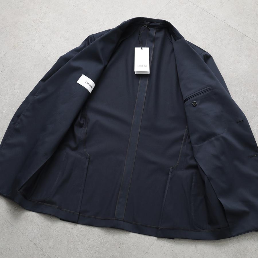 LARDINI ラルディーニ ジャケット CN6202Q CN64402 メンズ テーラードジャケット コットンサテン シングル ブートニエール 860の画像