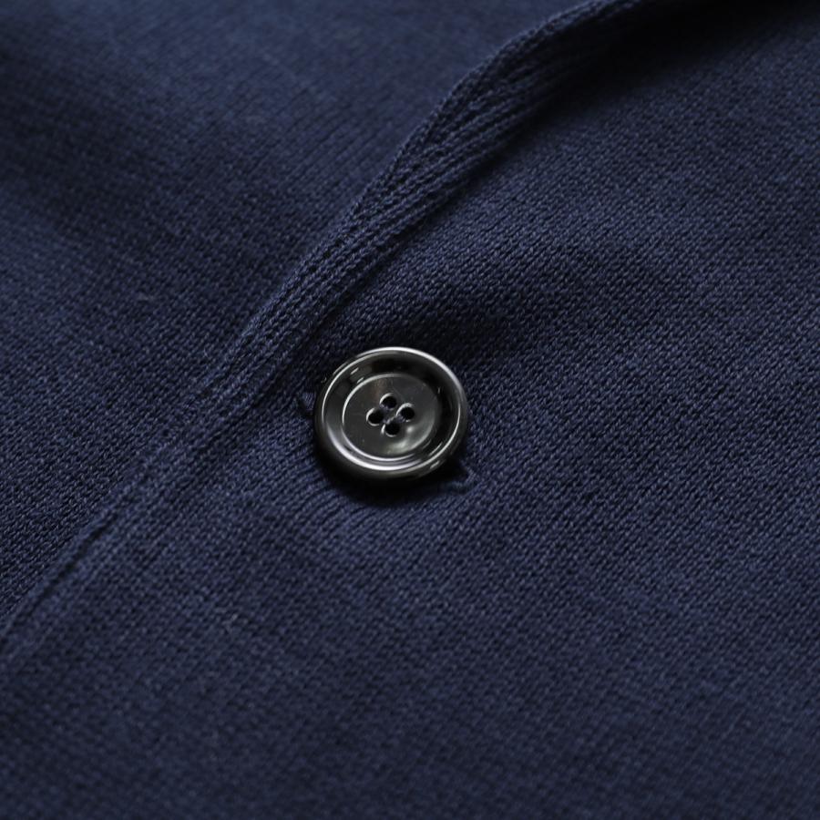 LARDINI ラルディーニ ニットジャケット CNCLJM56 CN66003 メンズ カーディガン シングルブレスト コットン サイドベンツ ラペルピン 2B カラー3色の画像