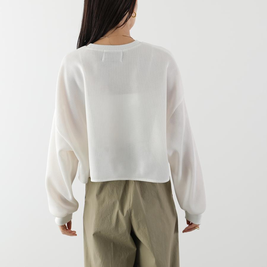 クラネ トップス カットソー 刺繍 七分袖 プルオーバー 2 ライトベージュ ドレスプラス DRESS+ ブラウス 七分袖 2way トップス プルオーバー
