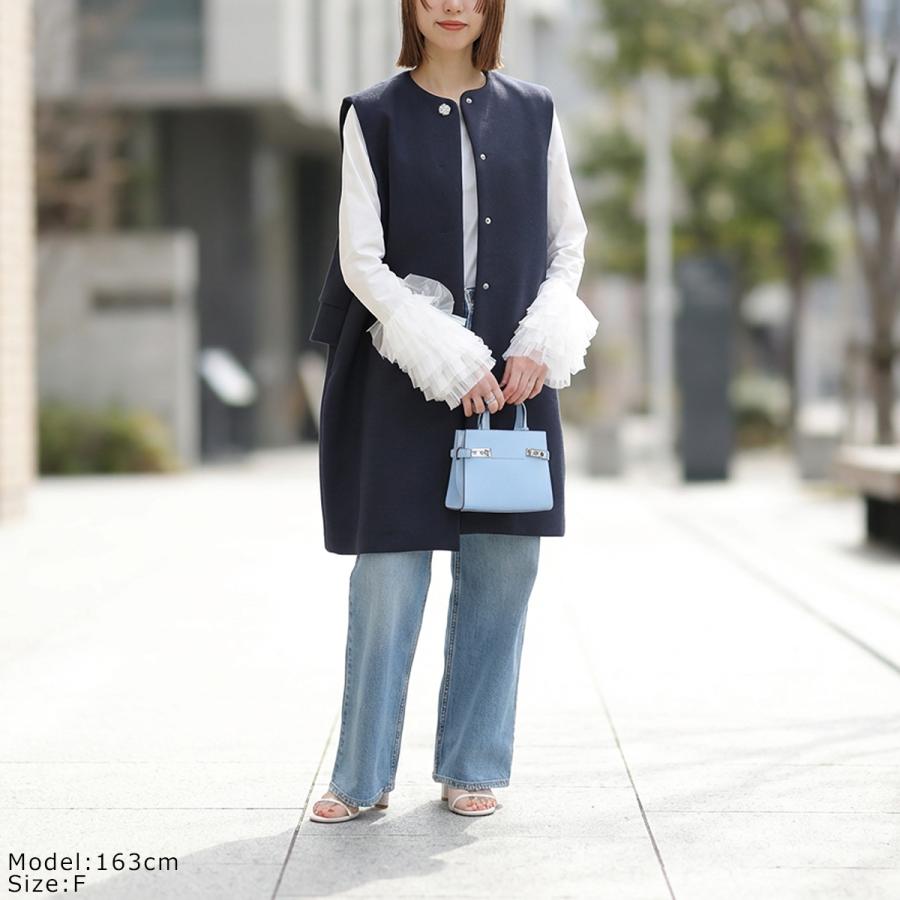 Sono（ソーノ） ベスト S261JV025 レディース ジレ バックフリル