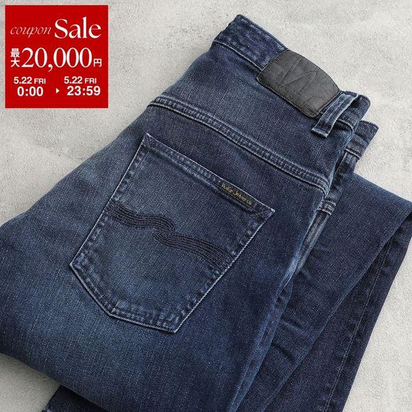 nudie Jeans ヌーディージーンズ デニムパンツ Thin Finn Black Weft