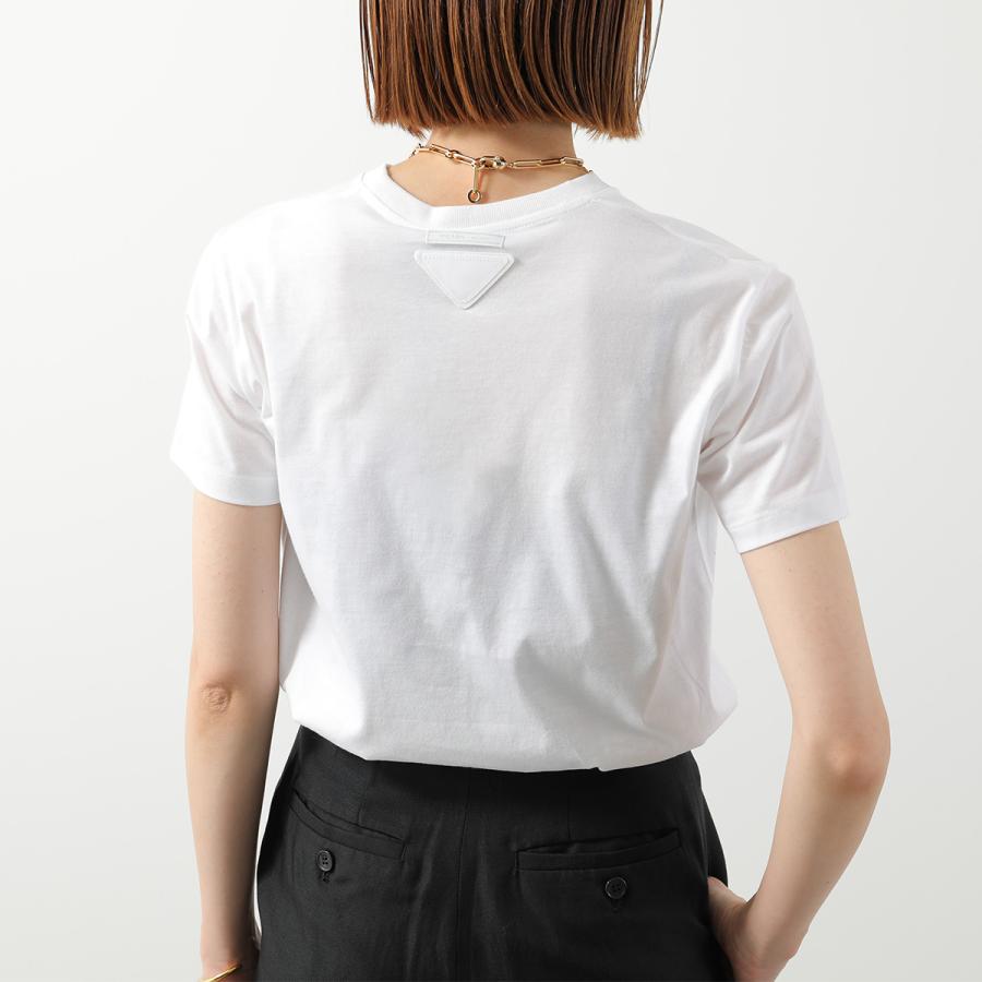 プラダ 2021SS ロゴ タグ ポケット 半袖ポロシャツ ホワイト プラダ PRADA メンズトップス PIQUET ピケ 半袖ポロシャツ UJN444-XGS