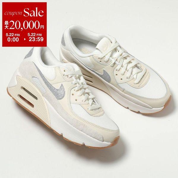 NIKE ナイキ スニーカー AIR MAX 90 LV8 SE エア マックス IR0799-133 レディース ローカット スウェード レザー ラメ 厚底 5cm シューズ 靴の画像